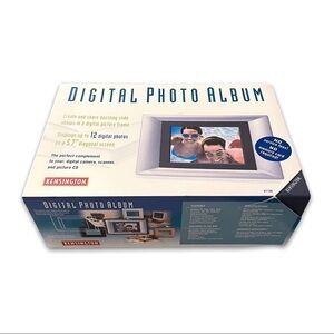 Kensington Digital Photo Album Plus 67100‎ - Screen 5.7"- Metallic Silver Frame